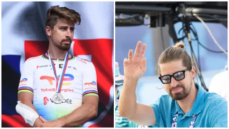 Peter Sagan po dlhšej dobe ukázal svojho syna.