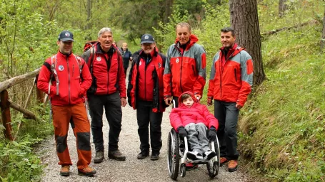 Dobrovoľníci z horskej služby sa malému Dávidovi postarali o úžasný zážitok.