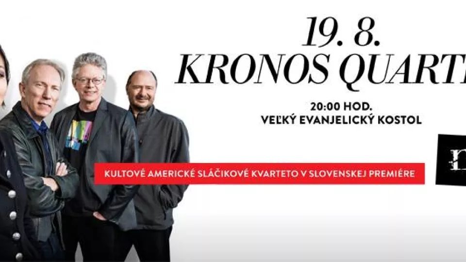 Festival Viva Musica! priniesie výnimočný koncert zoskupenia Kronos Quarter.