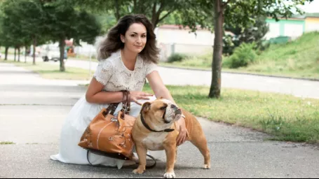 Dajana Rodriguez s kabelkou vlastnej výroby.