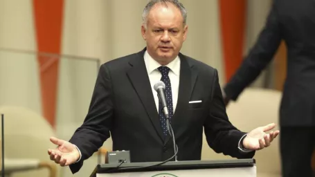 Na snímke slovenský prezident Andrej Kiska.