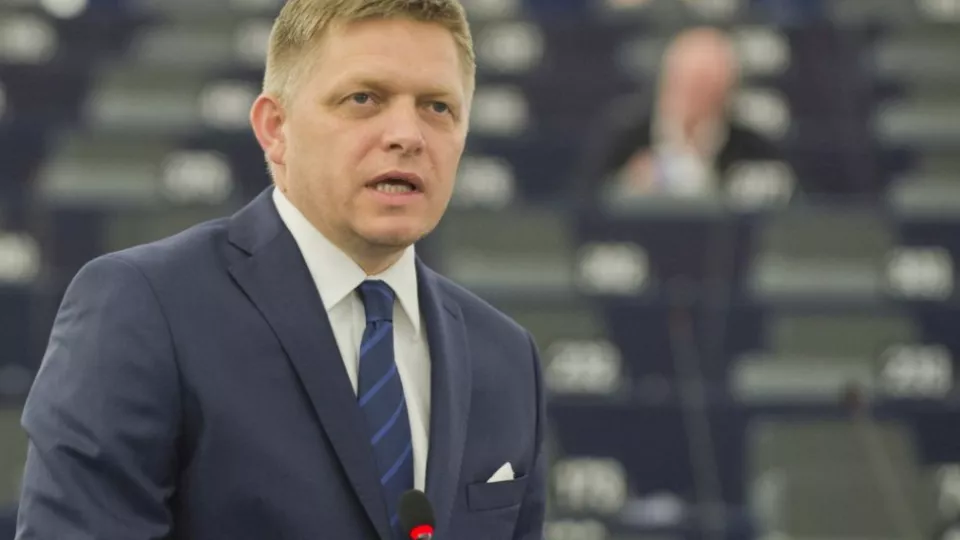 Na archívnej snímke predseda vlády SR Robert Fico.