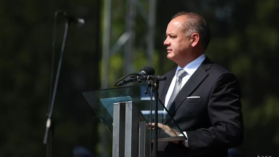 Na snímke prezident SR Andrej Kiska.