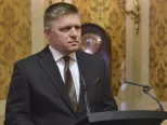 Na snímke premiér SR Robert Fico počas tlačovej konferencie k aktuálnym politickým otázkam na Úrade vlády SR v Bratislave 3. novembra 2016.