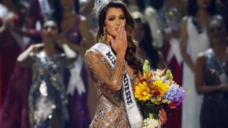 Na snímke víťazka Miss Universe 2016 Francúzska Iris Mittenaereová.